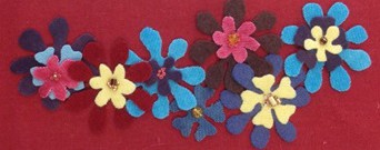 Wool Flower Pincushion